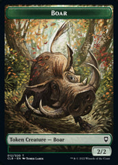 Boar // Ogre Double-sided Token [Commander Legends: Battle for Baldur's Gate Tokens] | Exor Games Summserside