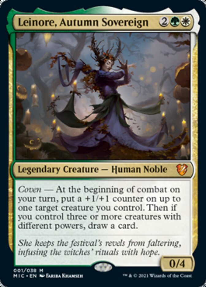 Leinore, Autumn Sovereign (Display Commander) [Innistrad: Midnight Hunt Commander] | Exor Games Summserside