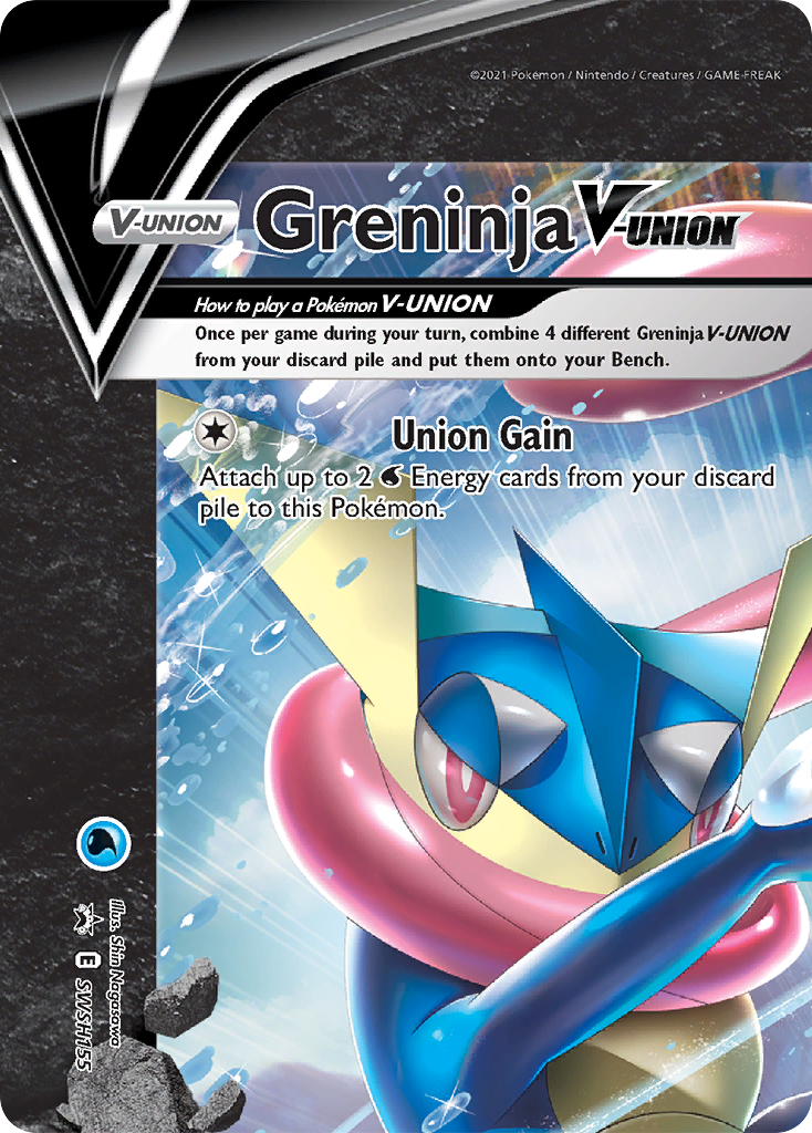 Greninja V-Union (SWSH155) [Sword & Shield: Black Star Promos] | Exor Games Summserside