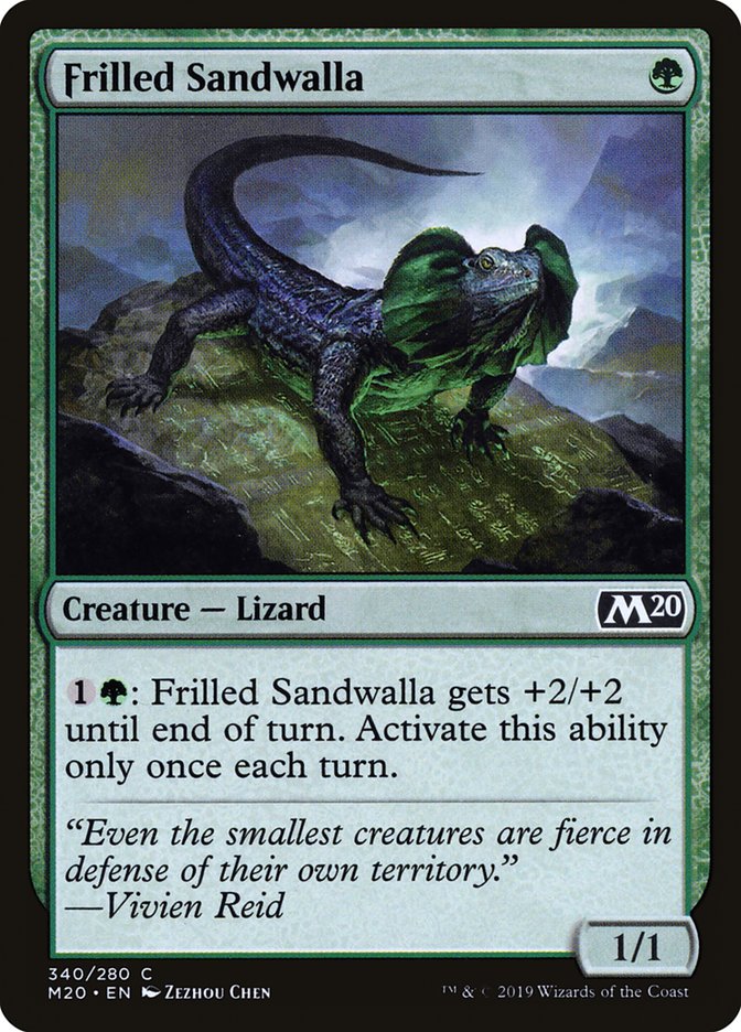 Frilled Sandwalla [Core Set 2020] | Exor Games Summserside