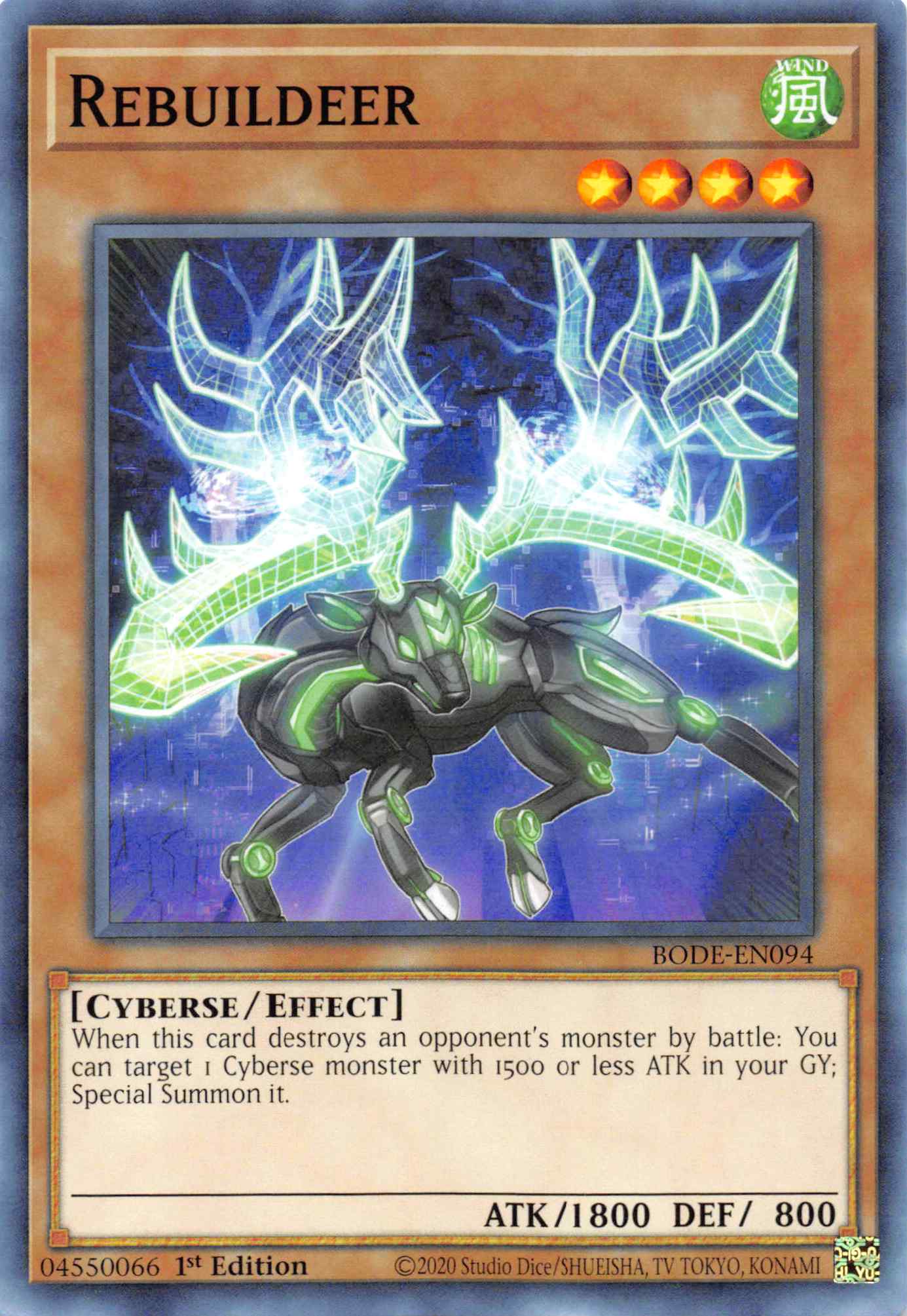 Rebuildeer [BODE-EN094] Common | Exor Games Summserside