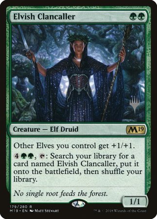 Elvish Clancaller [Core Set 2019 Promos] | Exor Games Summserside