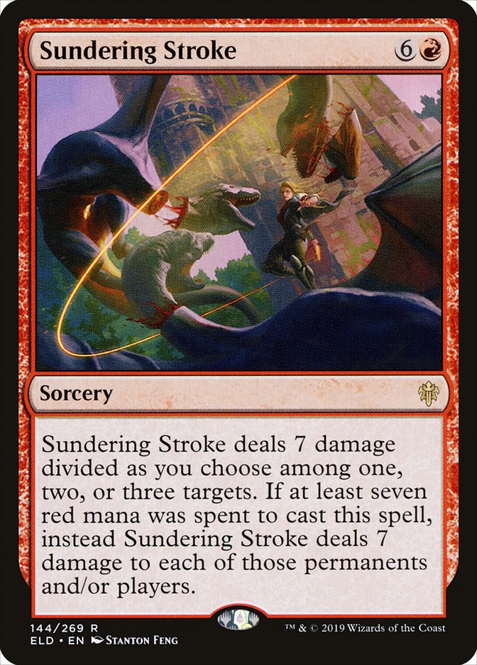 Sundering Stroke [Throne of Eldraine] | Exor Games Summserside