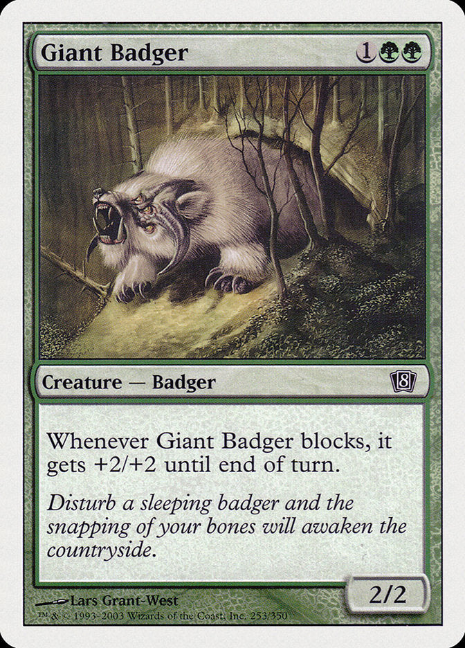 Giant Badger [Eighth Edition] | Exor Games Summserside