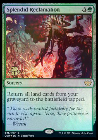 Splendid Reclamation [Innistrad: Crimson Vow Prerelease Promos] | Exor Games Summserside