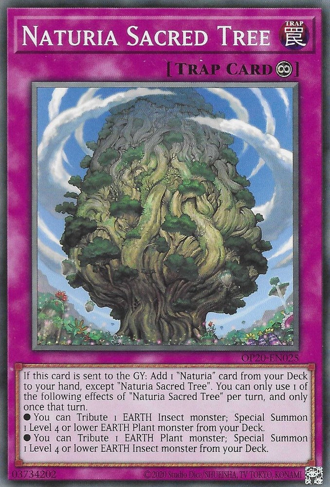 Naturia Sacred Tree [OP20-EN025] Common | Exor Games Summserside