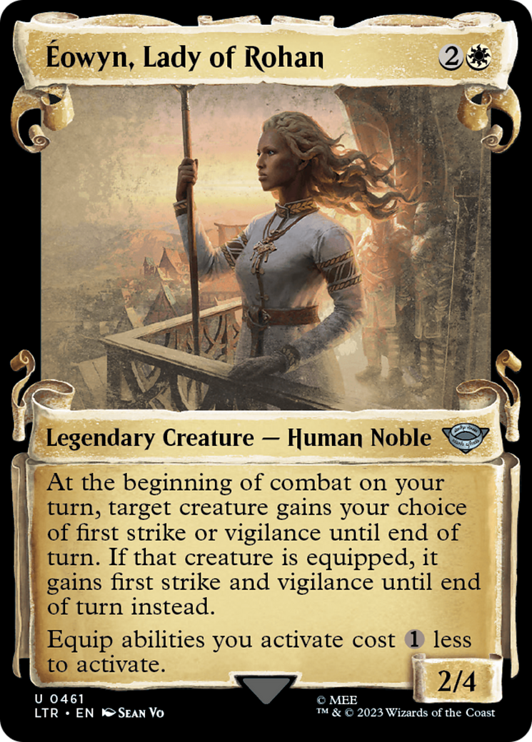 Eowyn, Lady of Rohan [The Lord of the Rings: Tales of Middle-Earth Showcase Scrolls] | Exor Games Summserside