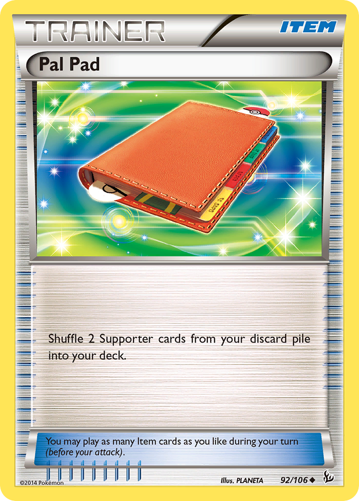 Pal Pad (92/106) [XY: Flashfire] | Exor Games Summserside