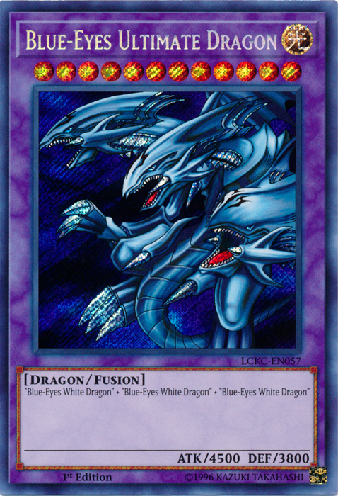 Blue-Eyes Ultimate Dragon [LCKC-EN057] Secret Rare | Exor Games Summserside