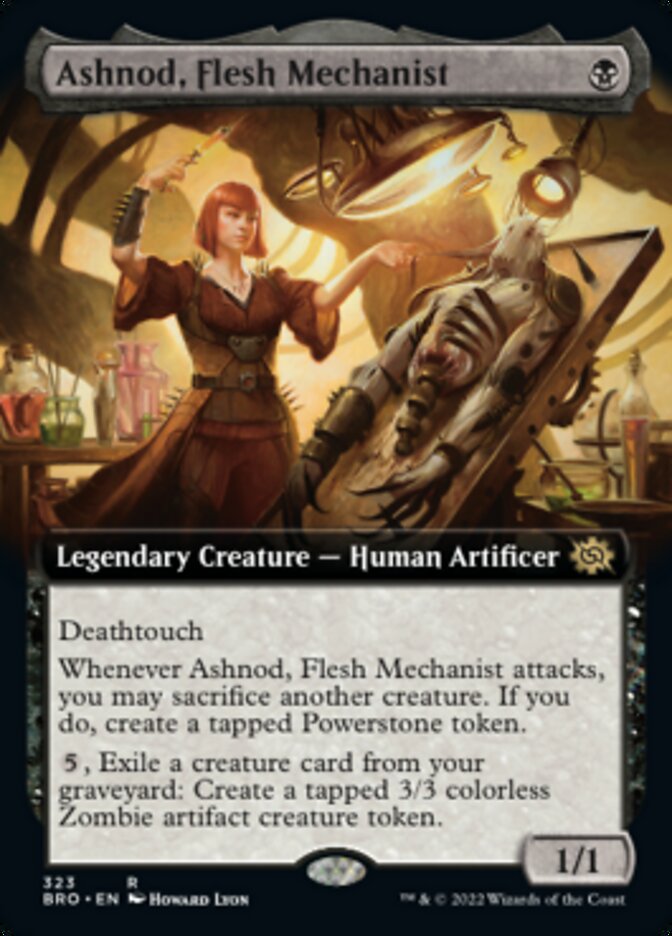 Ashnod, Flesh Mechanist (Extended Art) [The Brothers' War] | Exor Games Summserside