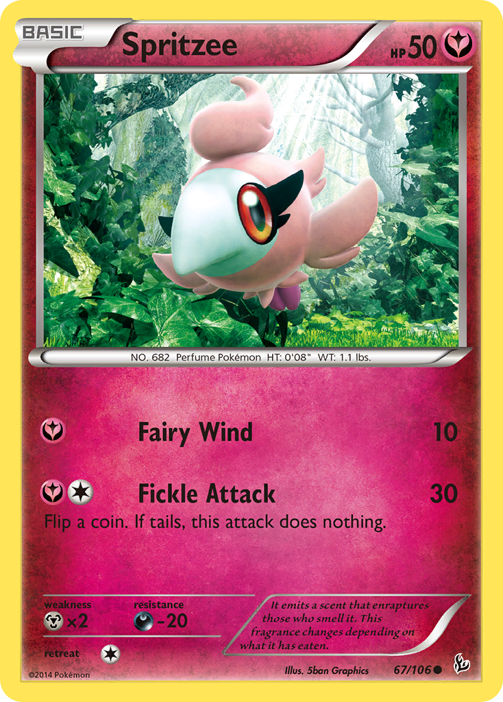 Spritzee (67/106) [XY: Flashfire] | Exor Games Summserside