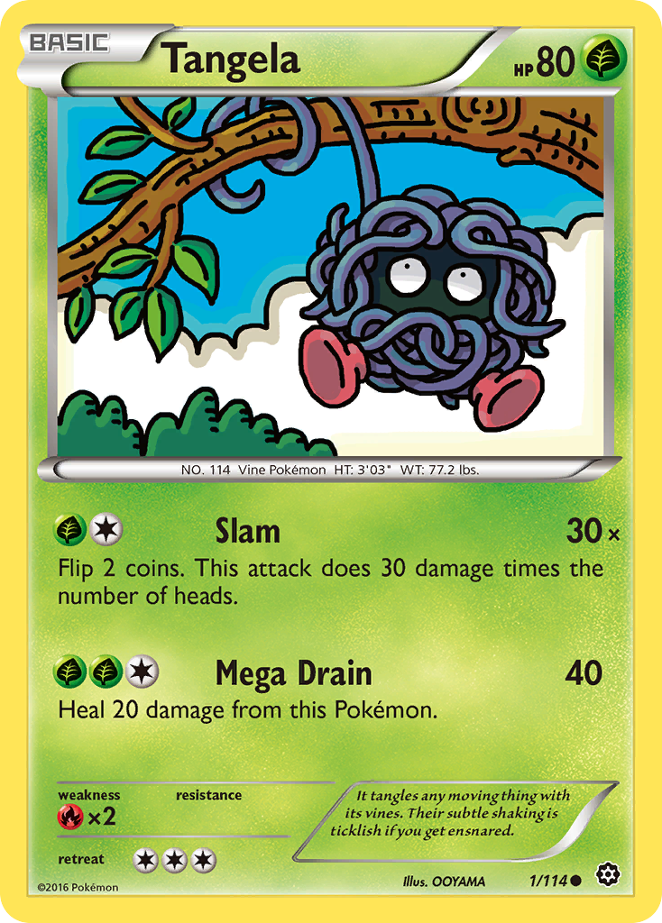 Tangela (1/114) [XY: Steam Siege] | Exor Games Summserside