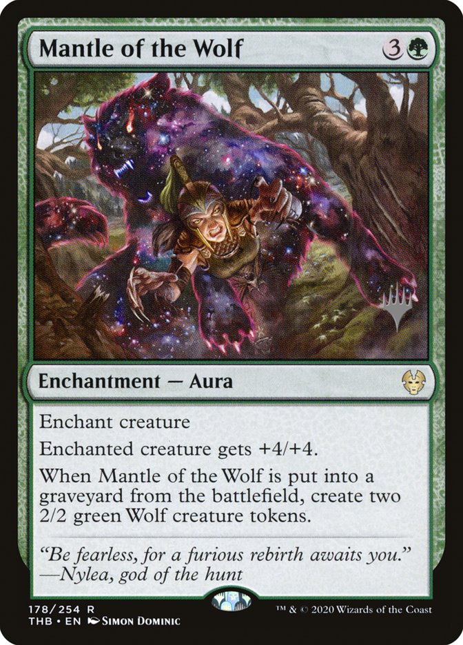 Mantle of the Wolf (Promo Pack) [Theros Beyond Death Promos] | Exor Games Summserside