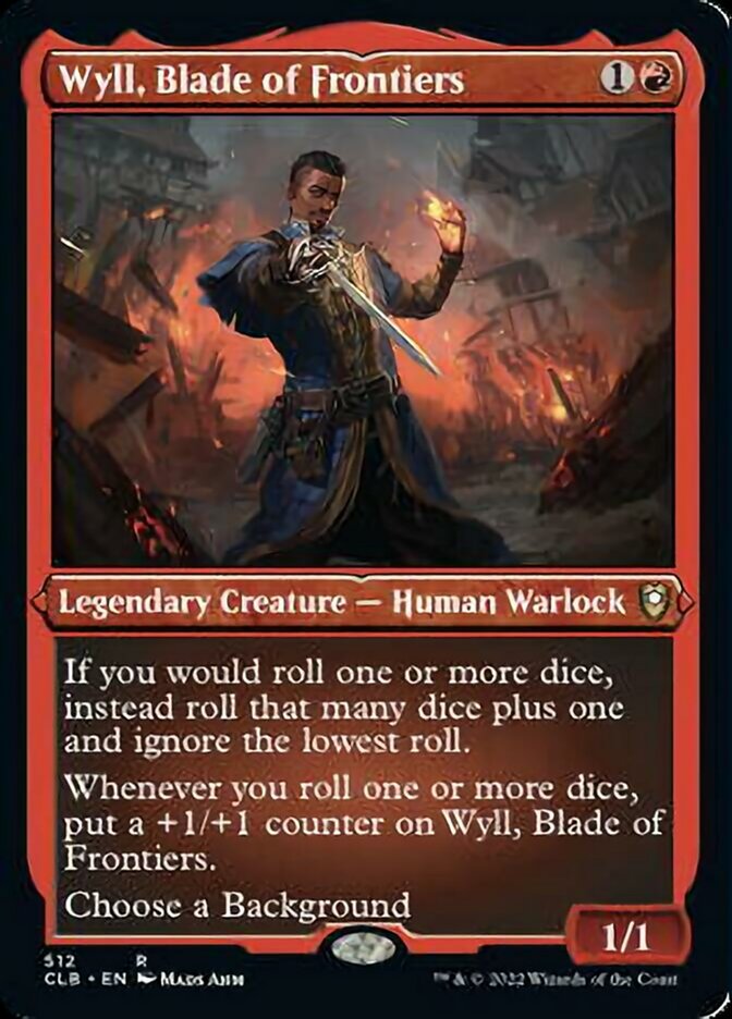 Wyll, Blade of Frontiers (Foil Etched) [Commander Legends: Battle for Baldur's Gate] | Exor Games Summserside