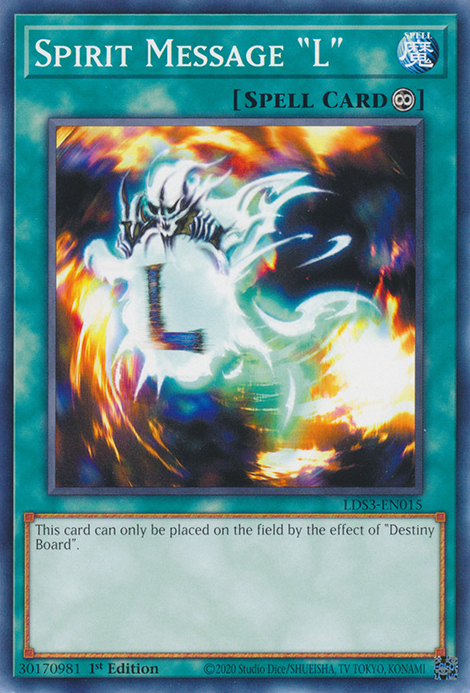 Spirit Message L [LDS3-EN015] Common | Exor Games Summserside