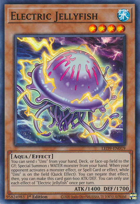 Electric Jellyfish [LED9-EN019] Super Rare | Exor Games Summserside