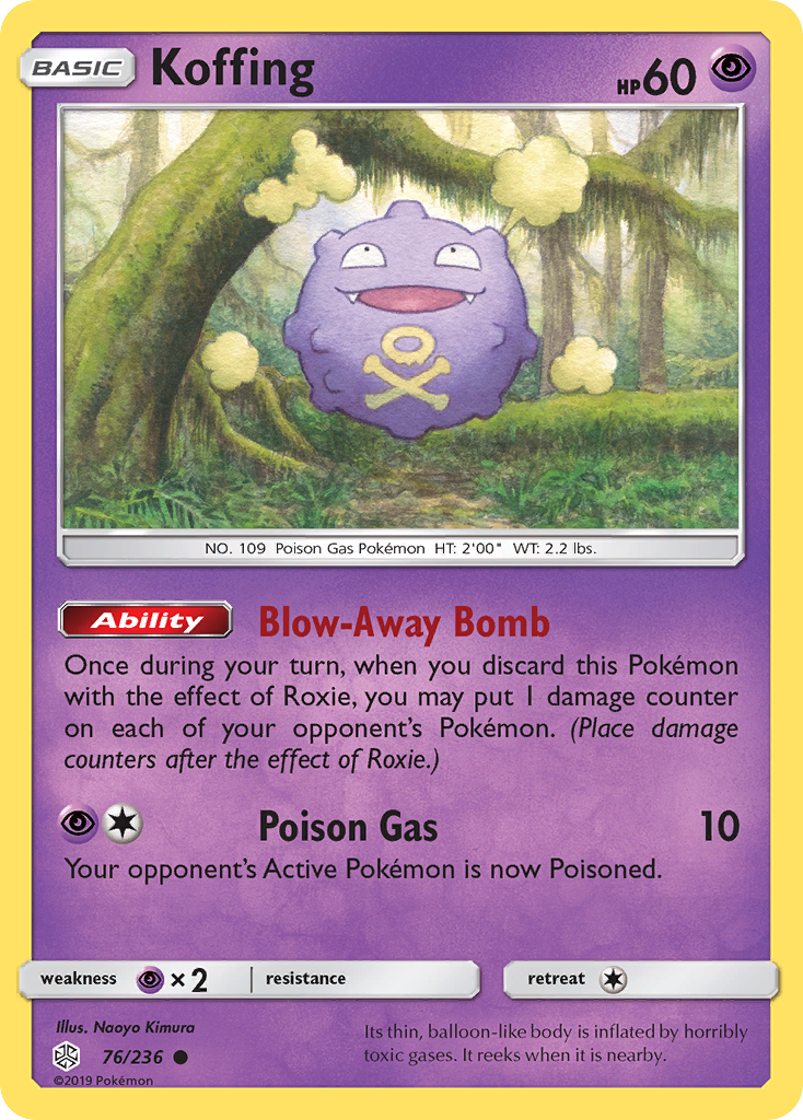 Koffing (76/236) [Sun & Moon: Cosmic Eclipse] | Exor Games Summserside