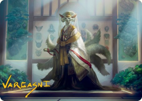 Light-Paws, Emperor's Voice Art Card (Gold-Stamped Signature) [Kamigawa: Neon Dynasty Art Series] | Exor Games Summserside