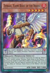 Zefraxa, Flame Beast of the Nekroz [CROS-ENAE1] Super Rare | Exor Games Summserside