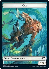 Cat // Copy Double-sided Token [Double Masters Tokens] | Exor Games Summserside