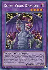 Doom Virus Dragon [DRL2-EN003] Secret Rare | Exor Games Summserside