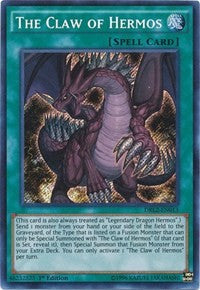The Claw of Hermos [DRL2-EN013] Secret Rare | Exor Games Summserside