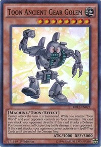 Toon Ancient Gear Golem [DRL2-EN022] Super Rare | Exor Games Summserside