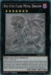 Red-Eyes Flare Metal Dragon (GR) [CORE-EN054] Ghost Rare | Exor Games Summserside