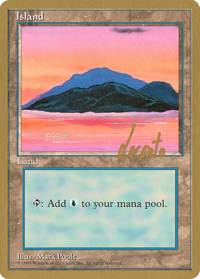 Island (ml369) (Michael Loconto) [Pro Tour Collector Set] | Exor Games Summserside