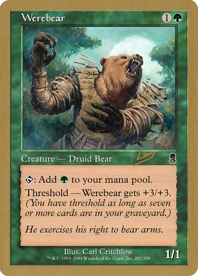 Werebear (Raphael Levy) [World Championship Decks 2002] | Exor Games Summserside