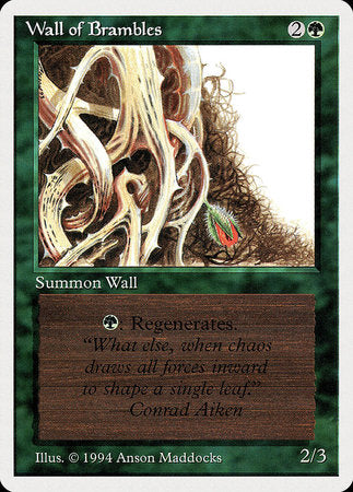 Wall of Brambles [Summer Magic / Edgar] | Exor Games Summserside