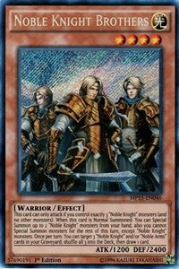 Noble Knight Brothers [MP15-EN046] Secret Rare | Exor Games Summserside