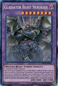 Gladiator Beast Nerokius [MP15-EN051] Secret Rare | Exor Games Summserside