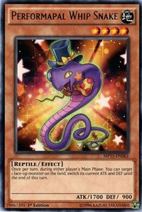 Performapal Whip Snake [MP15-EN062] Rare | Exor Games Summserside