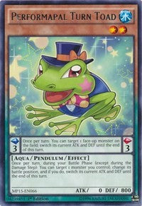 Performapal Turn Toad [MP15-EN066] Rare | Exor Games Summserside