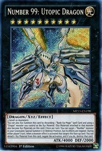 Number 99: Utopic Dragon [MP15-EN190] Secret Rare | Exor Games Summserside