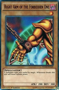 Right Arm of the Forbidden One (A) [YGLD-ENA20] Ultra Rare | Exor Games Summserside