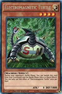 Electromagnetic Turtle [YGLD-ENA00] Secret Rare | Exor Games Summserside