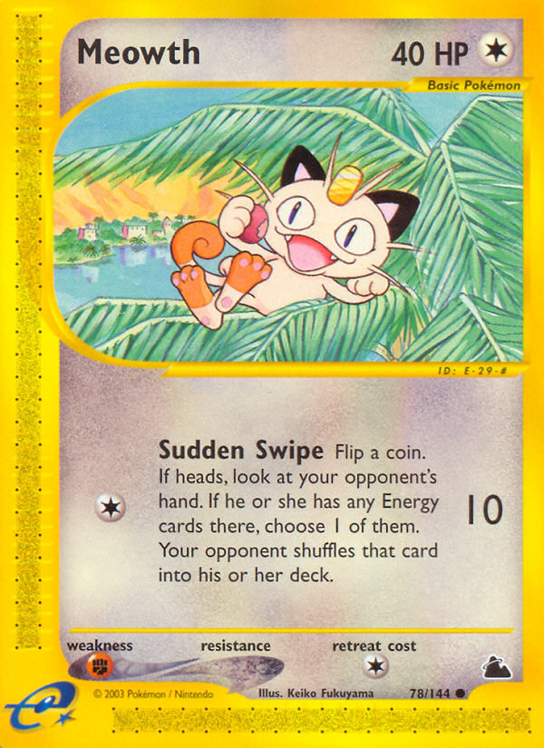 Meowth (78/144) [Skyridge] | Exor Games Summserside