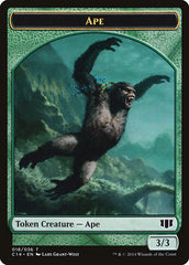 Ape // Zombie (011/036) Double-sided Token [Commander 2014 Tokens] | Exor Games Summserside