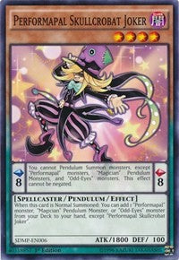 Performapal Skullcrobat Joker [SDMP-EN006] Common | Exor Games Summserside