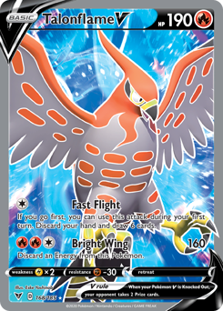 Talonflame V (168/185) [Sword & Shield: Vivid Voltage] | Exor Games Summserside