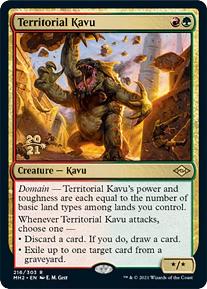 Territorial Kavu [Modern Horizons 2 Prerelease Promos] | Exor Games Summserside