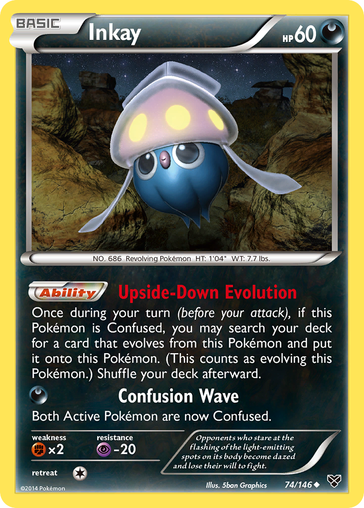 Inkay (74/146) [XY: Base Set] | Exor Games Summserside