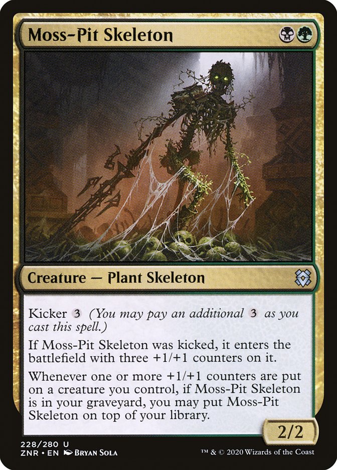 Moss-Pit Skeleton [Zendikar Rising] | Exor Games Summserside