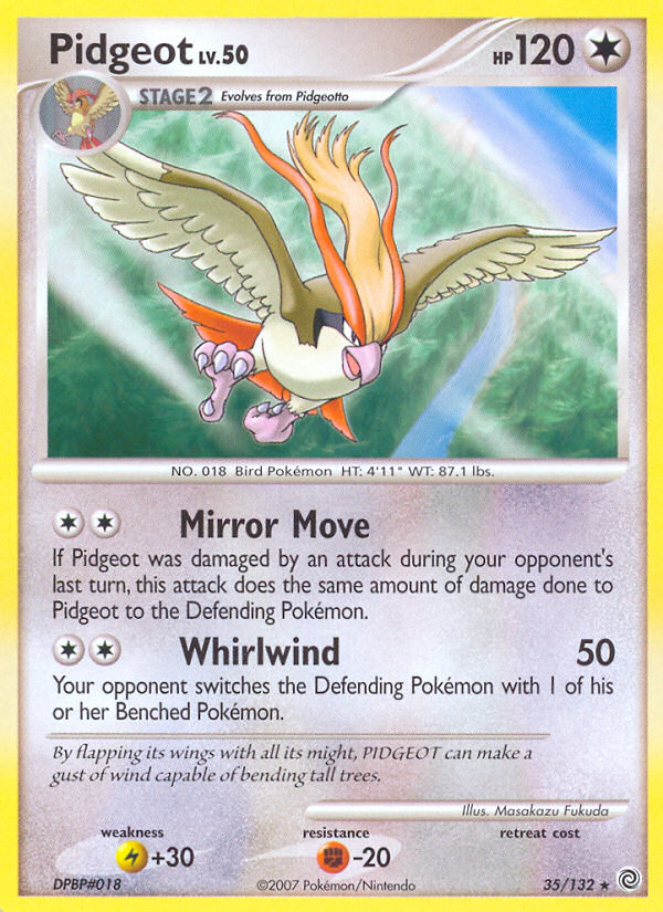 Pidgeot (35/132) [Diamond & Pearl: Secret Wonders] | Exor Games Summserside