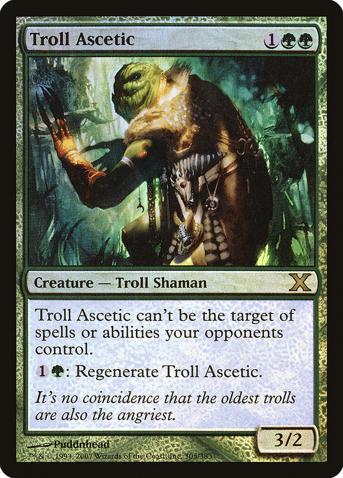 Troll Ascetic (Premium Foil) [Tenth Edition] | Exor Games Summserside