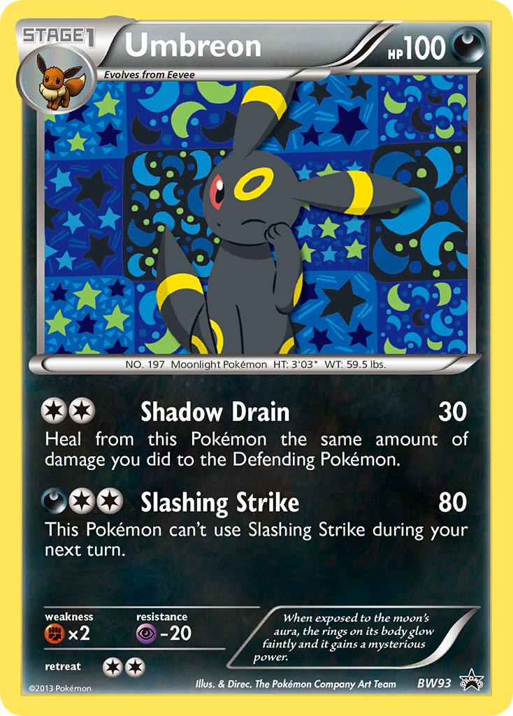 Umbreon (BW93) [Black & White: Black Star Promos] | Exor Games Summserside