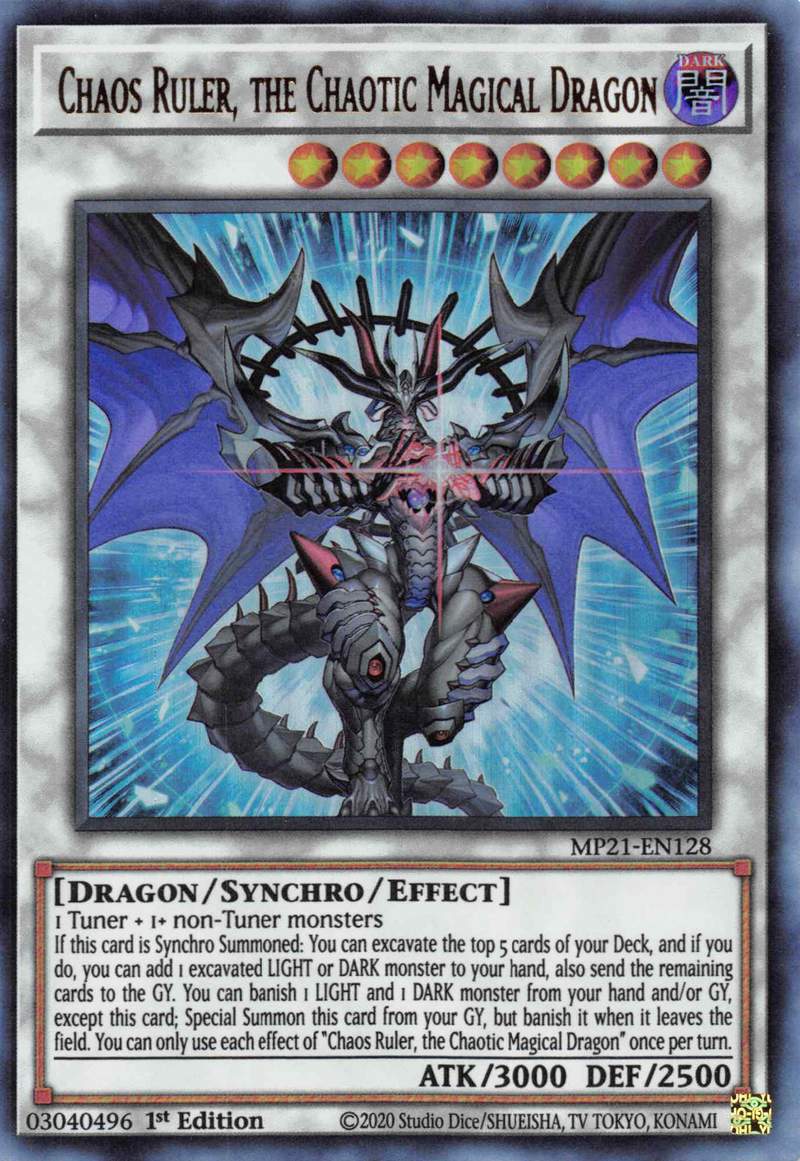 Chaos Ruler, the Chaotic Magical Dragon [MP21-EN128] Ultra Rare | Exor Games Summserside