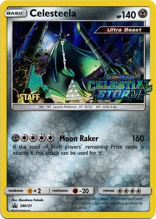 Celesteela (SM131) (Staff Prerelease Promo) [Sun & Moon: Black Star Promos] | Exor Games Summserside